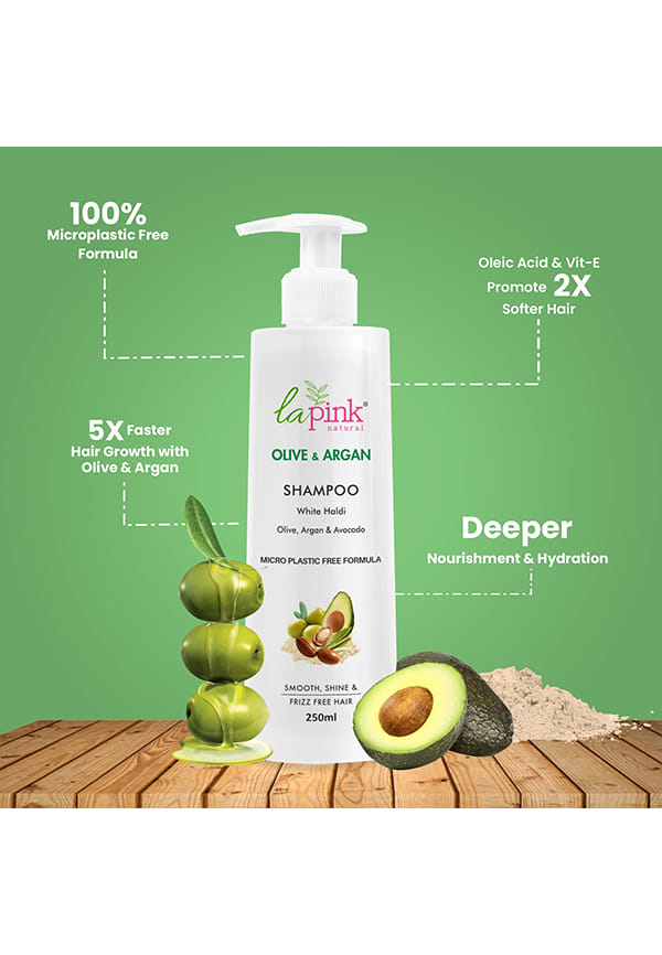 Olive & Argan Shampoo for Smooth and Shiny Hair – thumbnail 4