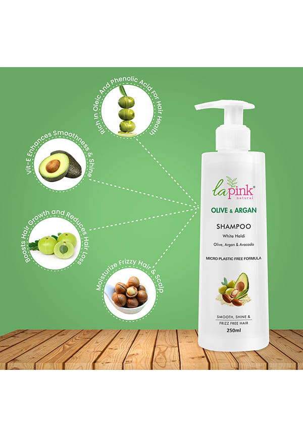 Olive & Argan Shampoo for Smooth and Shiny Hair – thumbnail 5