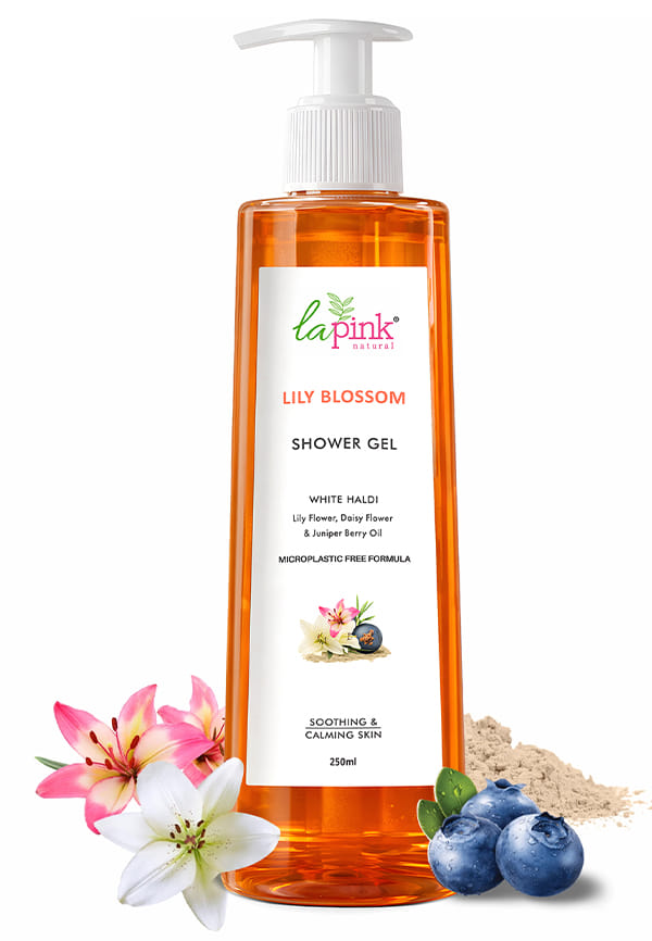 Lily Blossom Shower Gel with White Haldi for Soothing and Calming Skin Lily Blossom Shower Gel with White Haldi for Soothing and Calming Skin