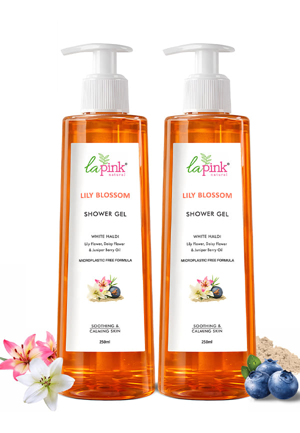 Lily Blossom Shower Gel with White Haldi for Soothing and Calming Skin Lily Blossom Shower Gel with White Haldi for Soothing and Calming Skin