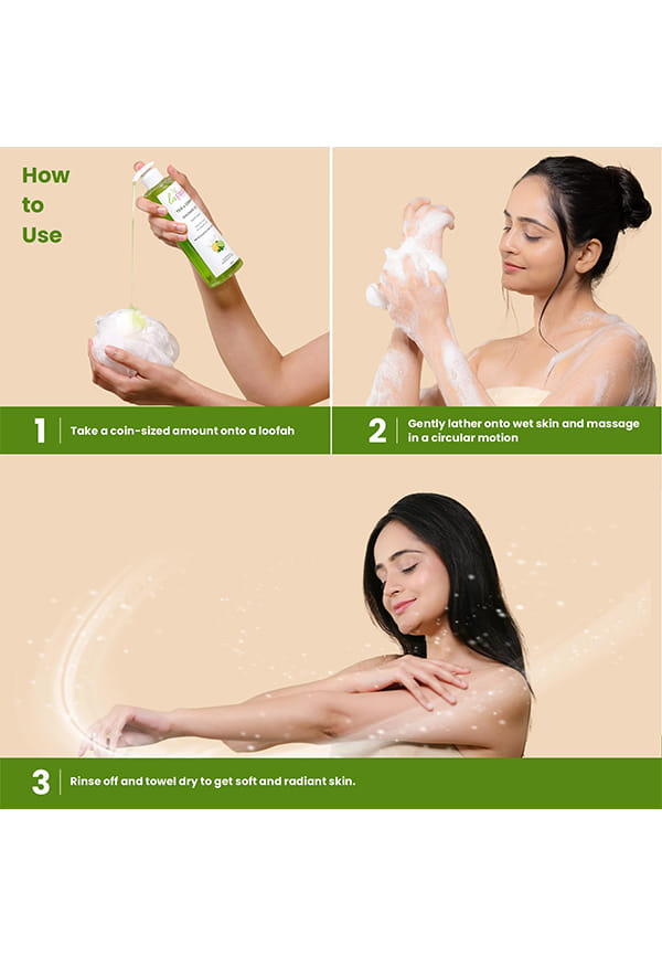 Tea & Lemon Shower Gel with White Haldi for Glowing and Refreshing Skin – thumbnail 5