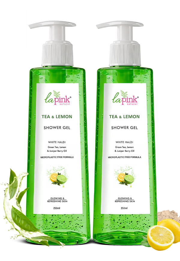 Tea & Lemon Shower Gel with White Haldi for Glowing and Refreshing Skin Tea & Lemon Shower Gel with White Haldi for Glowing and Refreshing Skin