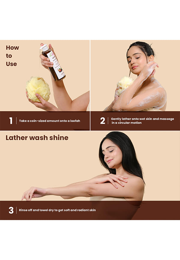Coffee Shower Gel with White Haldi for Tan Removal and Radiant Skin – thumbnail 4