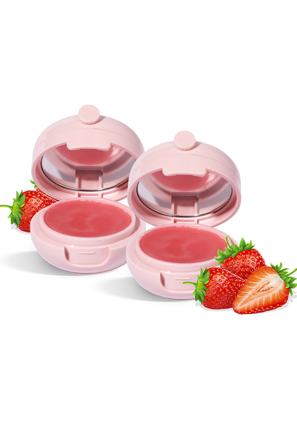 Strawberry Lip Care with White Haldi for Shiny & Natural Tint Strawberry Lip Care with White Haldi for Shiny & Natural Tint