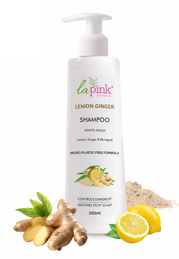 Lemon Ginger Shampoo with White Haldi to Control Dandruff & Soothe Itchy Scalp Lemon Ginger Shampoo with White Haldi to Control Dandruff & Soothe Itchy Scalp