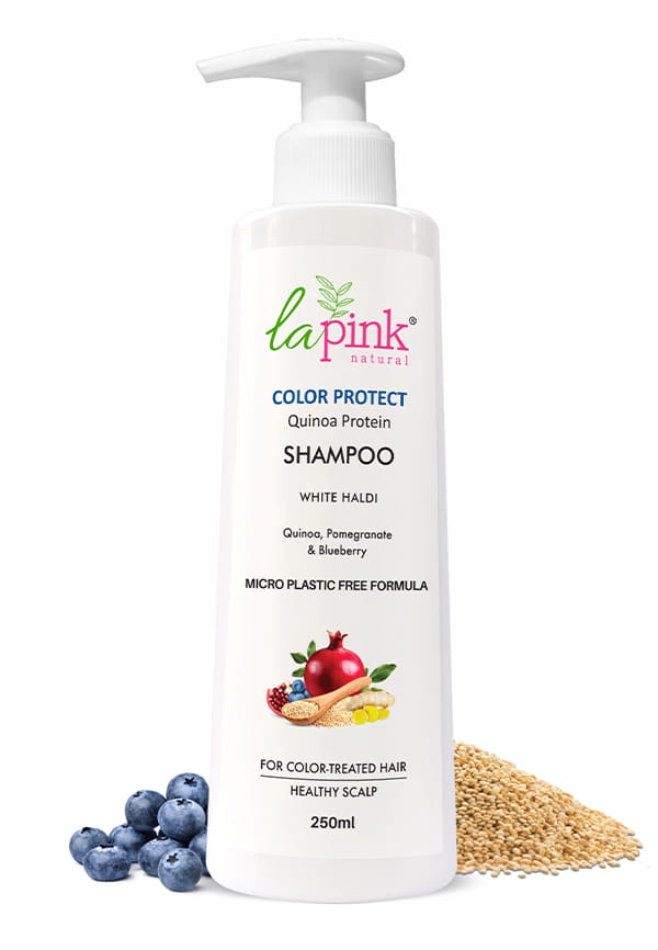 Color Protect Quinoa Protein Shampoo with White Haldi for Color-treated Hair Color Protect Quinoa Protein Shampoo with White Haldi for Color-treated Hair