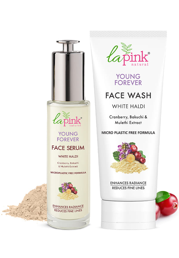 Young Forever Radiance Combo with 100% Microplastic Free Formula, Reduces Fine Lines Young Forever Radiance Combo with 100% Microplastic Free Formula, Reduces Fine Lines