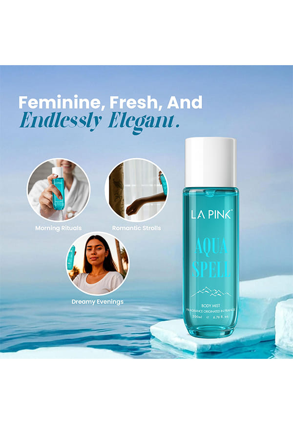 Aqua Spell Body Mist | Size: 200 ml By La Pink