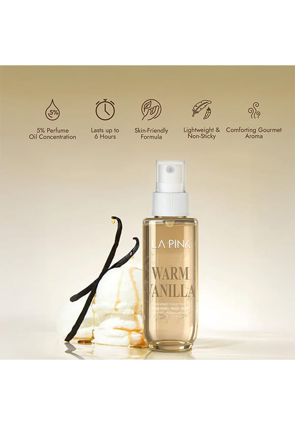 Warm Vanilla Gourmet Body Mist – thumbnail 4