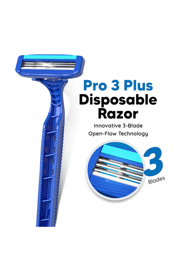 LetsShave Pro 3 Plus Disposable Shaving Razors for Men, Pack of 5, Shaving Blade For Men, Manual Shaving Razor for Men – thumbnail 2