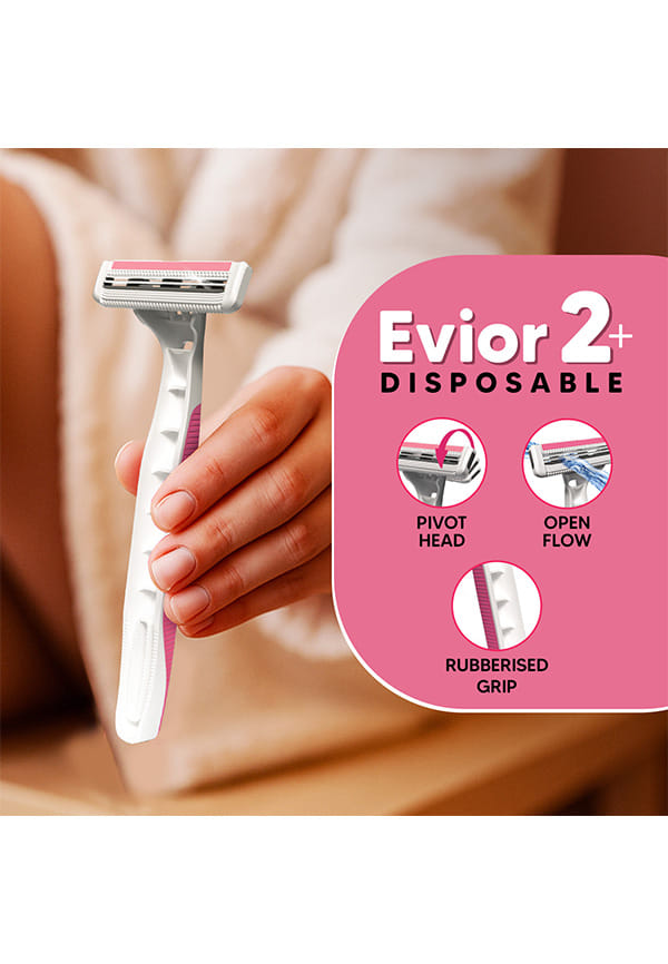 Evior Disposable Body Hair Removal Shaving Razor – thumbnail 2
