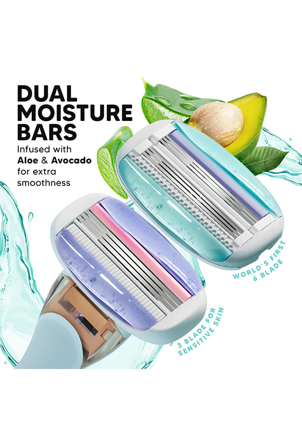 Evior 6 Body Razor Trial Kit For Sensitive Skin – thumbnail 4