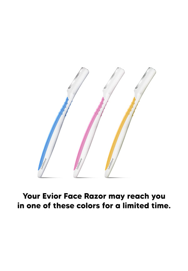 LetsShave Evior Face & Eyebrow Razor For Women - Pack of 6 + Free Transparent Shave Gel 15ml | Skin-Safe Hair Removal Razors | For Eyebrows, Upper Lip, Forehead, Peach Fuzz | 300 Days of Dermaplaning – thumbnail 6
