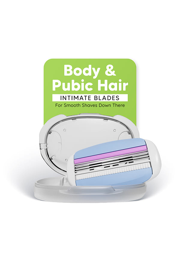 LetsShave Body and Pubic Hair Razor Ultra Sharp 3 Blade Razor Set, Intimate Razor, Dual Moisture Bar with Pivot Head, Private Part Razor for Men (Body and Pubic Hair Razor) – thumbnail 2
