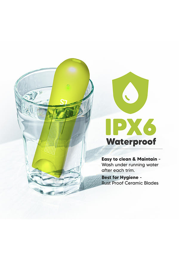 LetsShave Trimmer Men for Private Parts + 1 Groin Area Mist 50ml | Waterproof Body Groomer with Skin-Safe Ceramic Blades | LED Spotlight | Groin Trimmer, Body Trimmer for Man, Body Groomer for Men – thumbnail 5