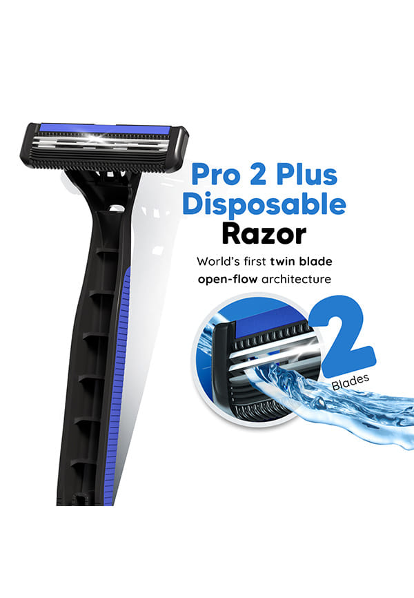 LetsShave Pro 2 Disposable Shaving Kit For Men, Pack of 5 Razors + 1 Pro Styler + 1 Transparent Shave Gel 30ml + 1 After Shave Balm 30ml & Travel Pouch, Razor for Men, Shaving Kit – thumbnail 2