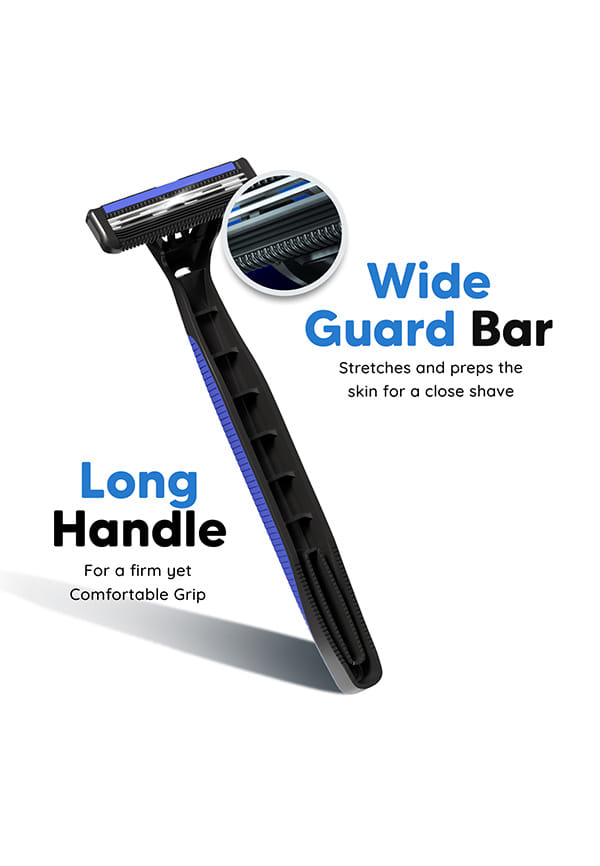LetsShave Pro 2 Disposable Shaving Kit For Men, Pack of 5 Razors + 1 Pro Styler + 1 Transparent Shave Gel 30ml + 1 After Shave Balm 30ml & Travel Pouch, Razor for Men, Shaving Kit – thumbnail 9