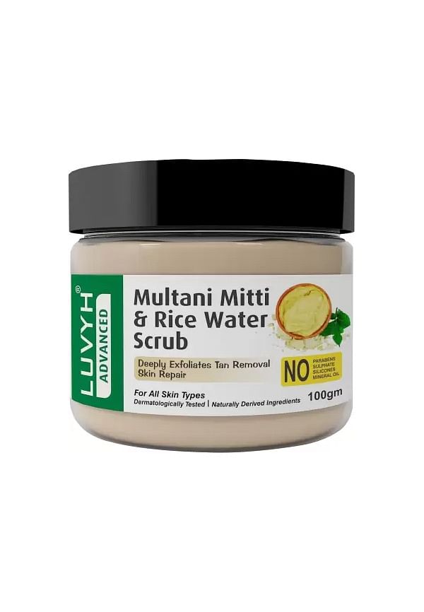 Multani Mitti and Rice Water Face Scrub