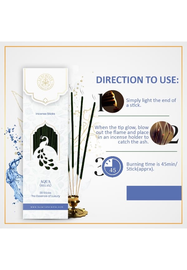 Aqua Breeze Organic Agarbatti Sticks – thumbnail 2
