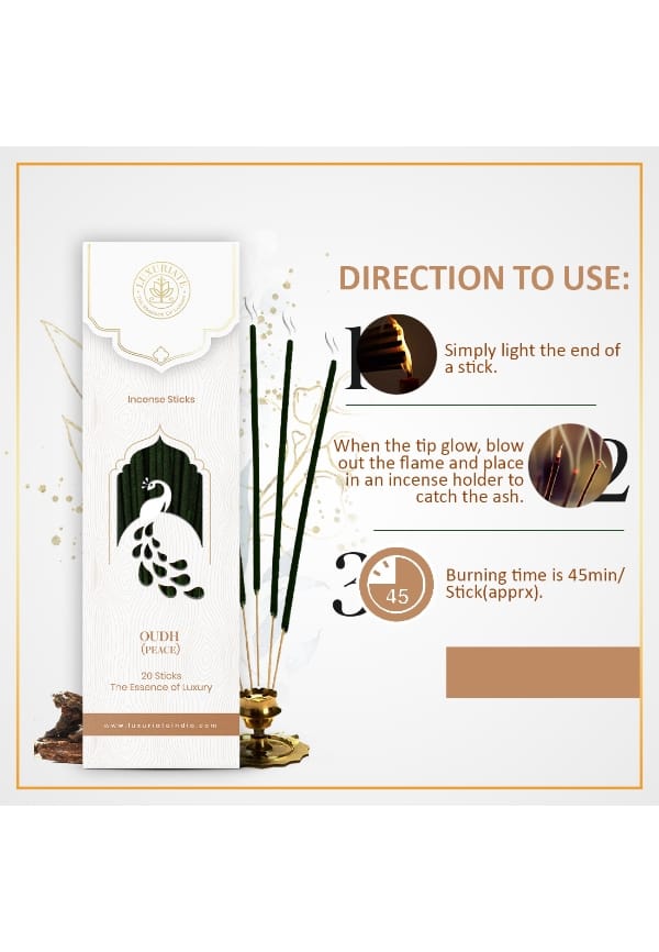 Divine Fragrance Oudh Incense Agarbatti Sticks – thumbnail 2