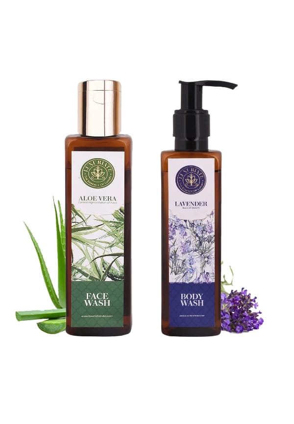 Aloe Vera Face Wash and Lavender Body Wash Aloe Vera Face Wash and Lavender Body Wash