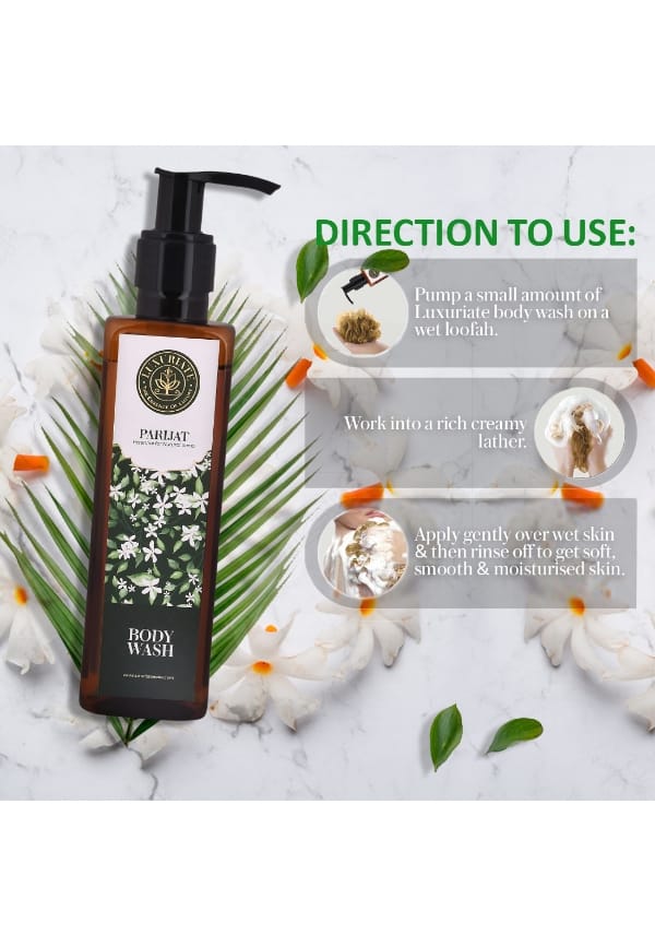 Parijat Body Wash Shower Liquid for Natural Shine – thumbnail 2