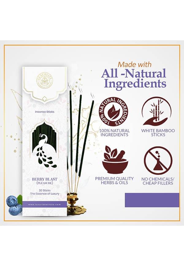 Berry Blast Fragrance Natural and Non-Toxic Incense Sticks – thumbnail 4