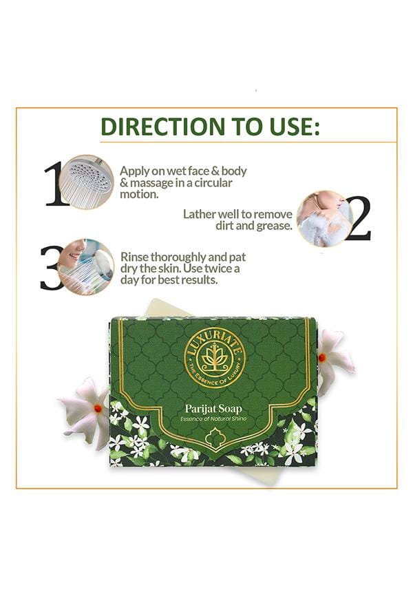 Parijat Essence of Natural Shine Saop Bar 125gm [combo packof 3 pcs] – thumbnail 4