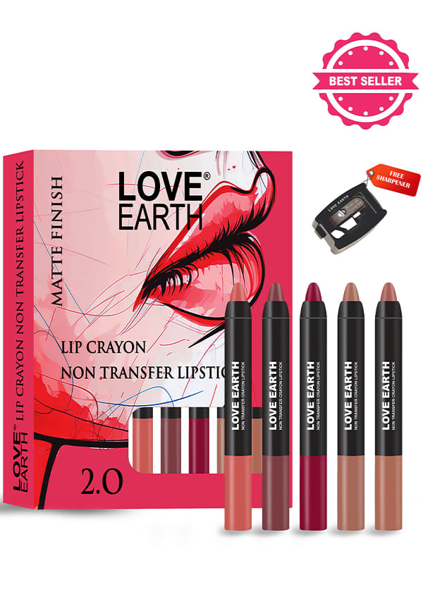 Lip Crayon Non-Transfer Lipstick 1.O And Sharpener Lip Crayon Non-Transfer Lipstick 1.O And Sharpener