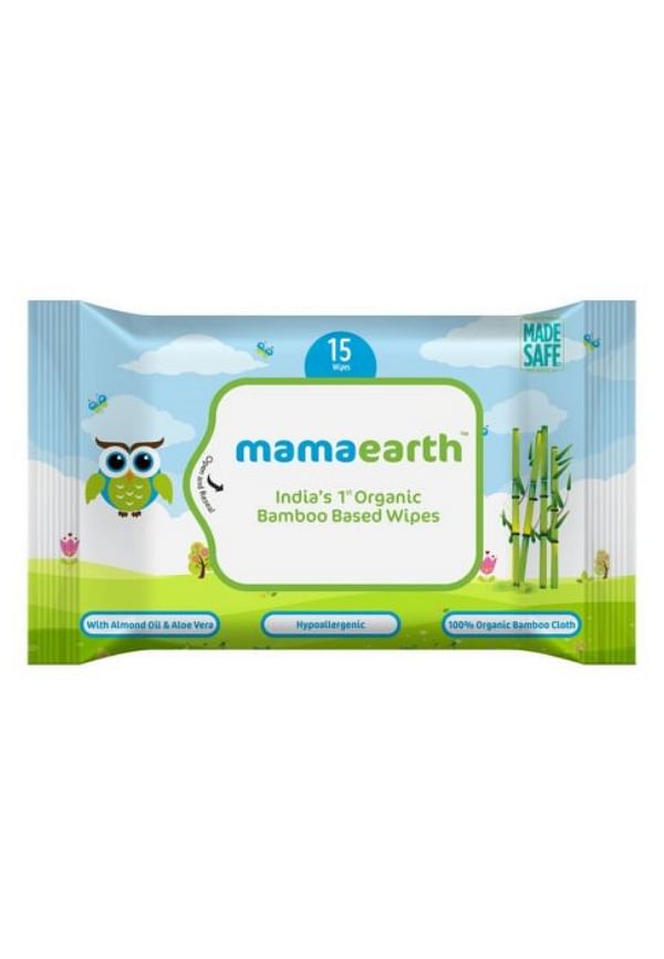 Organic Bamboo Based Baby Wipes-Travel Pack
