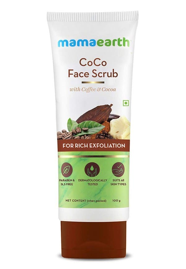 Coco Face Scrub With Coffee & Cocoa For Rich Exfoliation