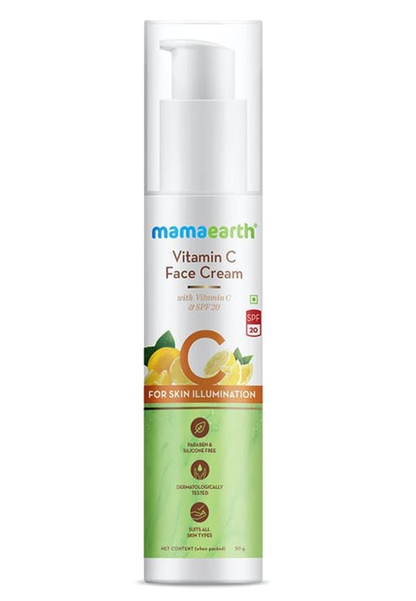 Vitamin C Cream For Face, With Vitamin C & Spf 20