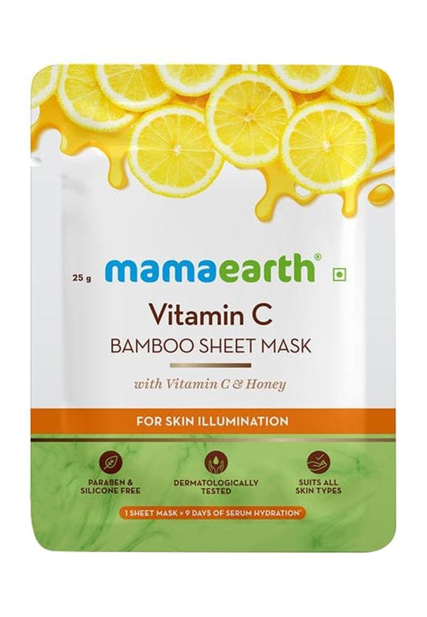 Vitamin C Bamboo Sheet Mask With Vitamin C & Honey For Skin Illumination Vitamin C Bamboo Sheet Mask With Vitamin C & Honey For Skin Illumination