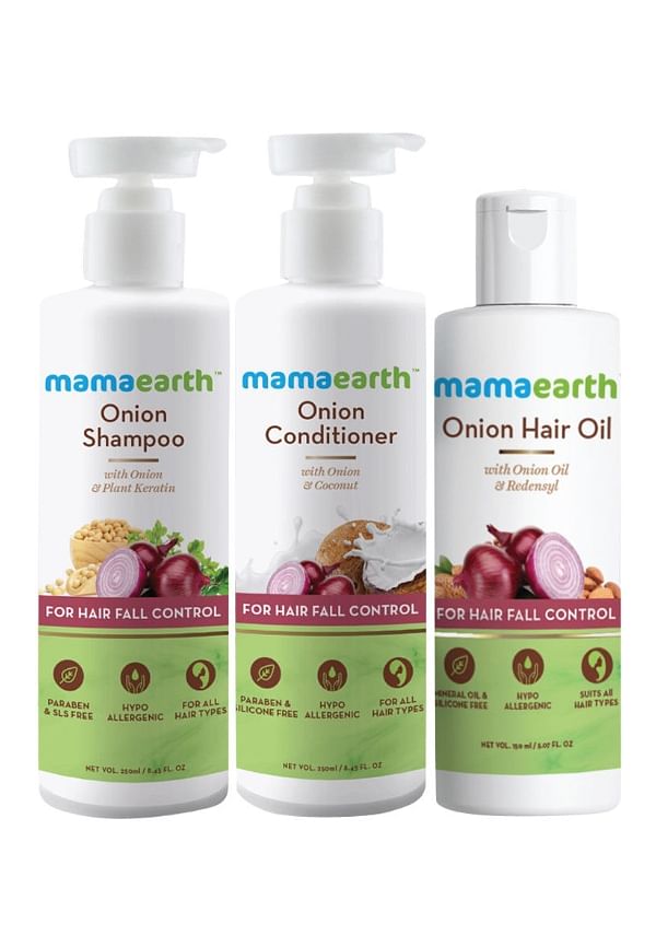 Buy Mamaearth Onion Conditioner  Hair Mask  Hair Oil  Hair Serum For Hair  Fall Control Online at Best Price  Distacart