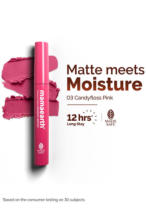 Moisture Matte Longstay Lipstick with Avocado Oil & Vitamin E Moisture Matte Longstay Lipstick with Avocado Oil & Vitamin E