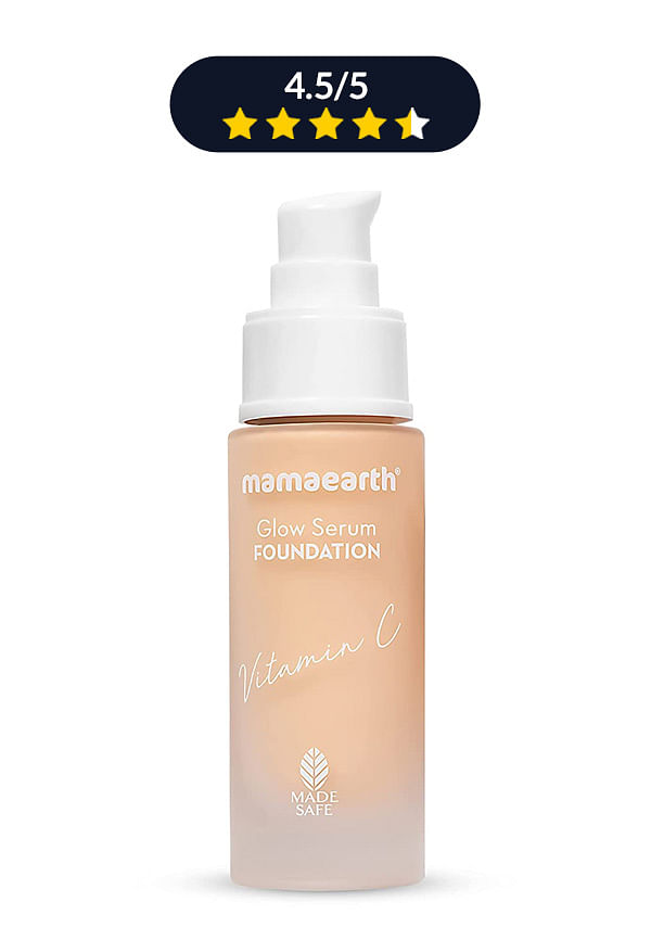 Mamaearth Nude Glow Serum Foundation Shade for Instant Glow