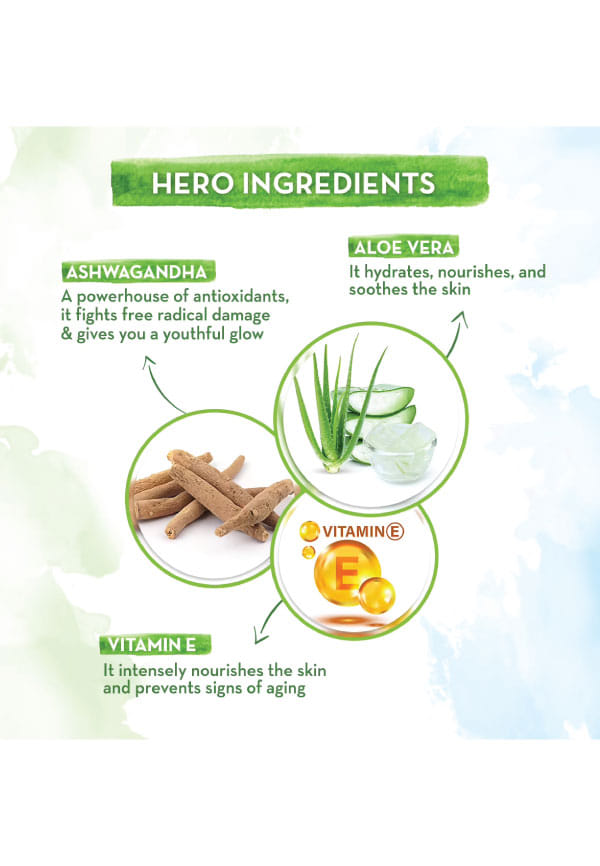 Aloe Ashwagandha Gel, for face, with Aloe Vera & Ashwagandha – thumbnail 3