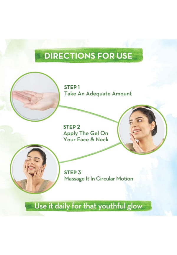 Aloe Ashwagandha Gel, for face, with Aloe Vera & Ashwagandha – thumbnail 4