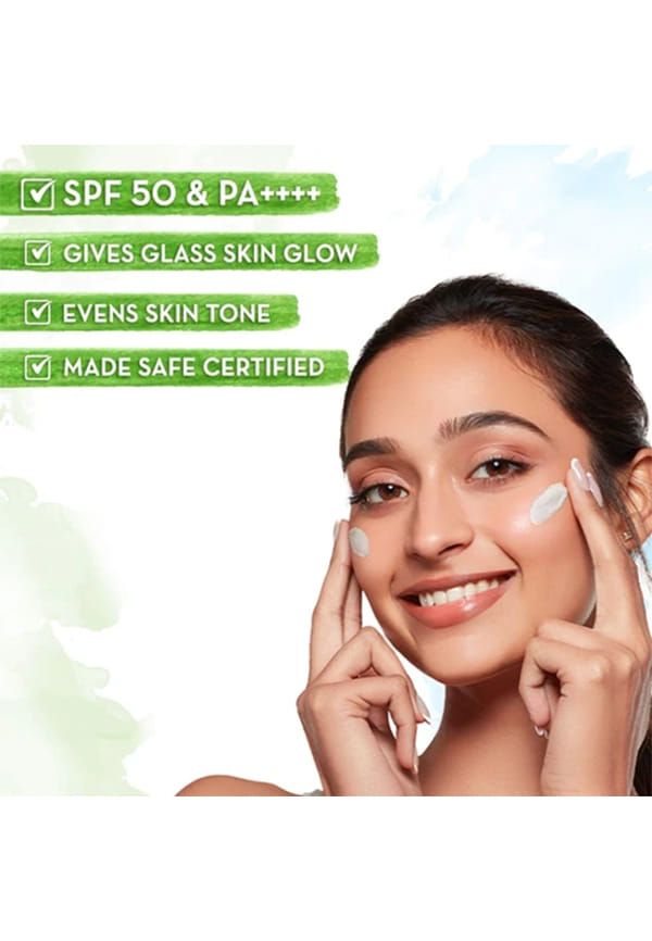 Rice Sunscreen Gel With SPF 50 PA +++ with Rice Water & Niacinamide – thumbnail 2