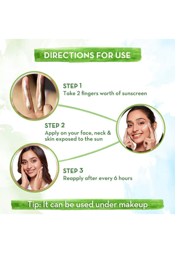 Rice Sunscreen Gel With SPF 50 PA +++ with Rice Water & Niacinamide – thumbnail 4