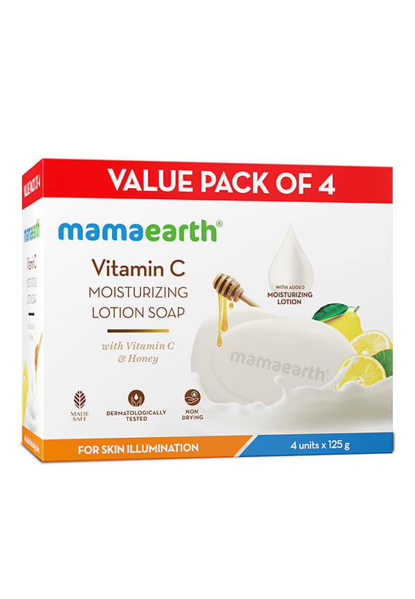 Vitamin C Moisturizing Lotion Soap Pack of 4