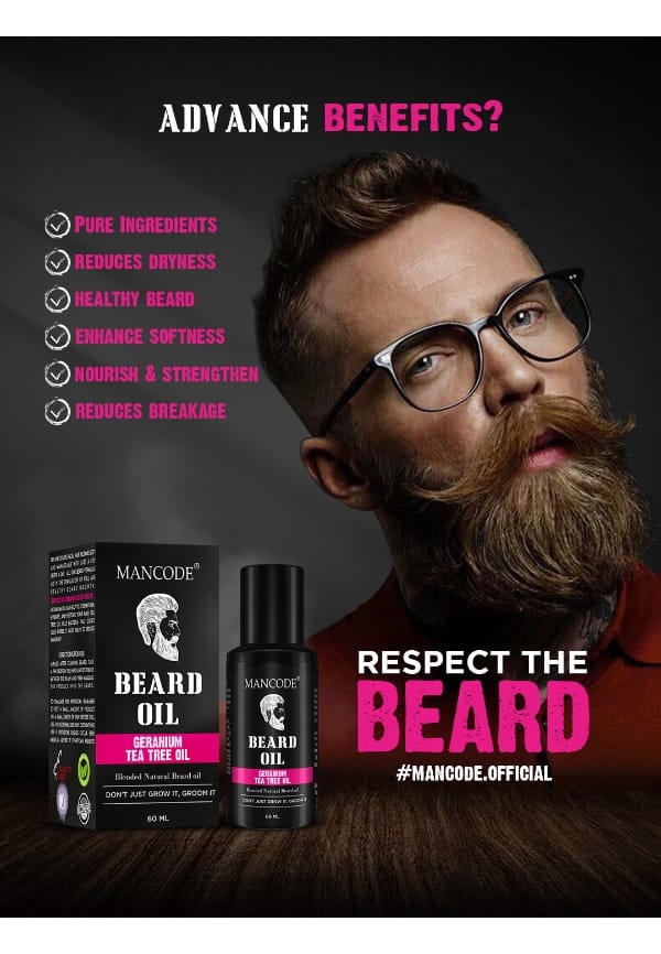 Beard Oil - Germanium & Tea Tree – thumbnail 4