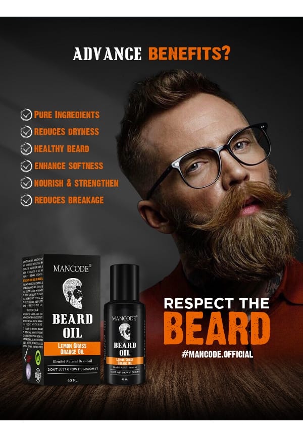 Beard Oil - Lemon Grass & Orange Oil – thumbnail 4