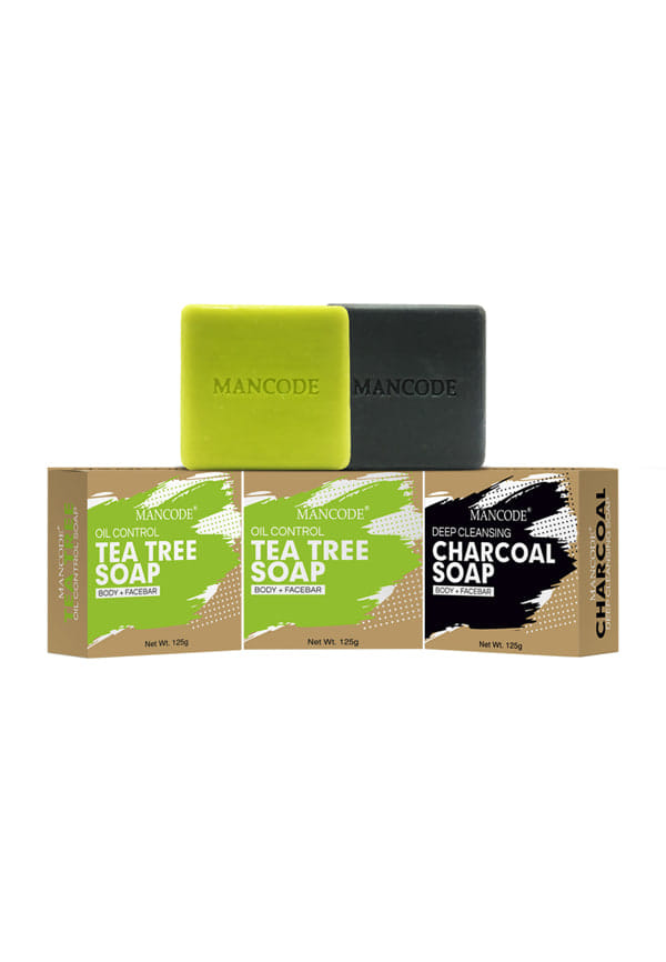 Tea Tree Oil Control, Tea Tree Oil Control And Charcoal Deep Cleansing Soap