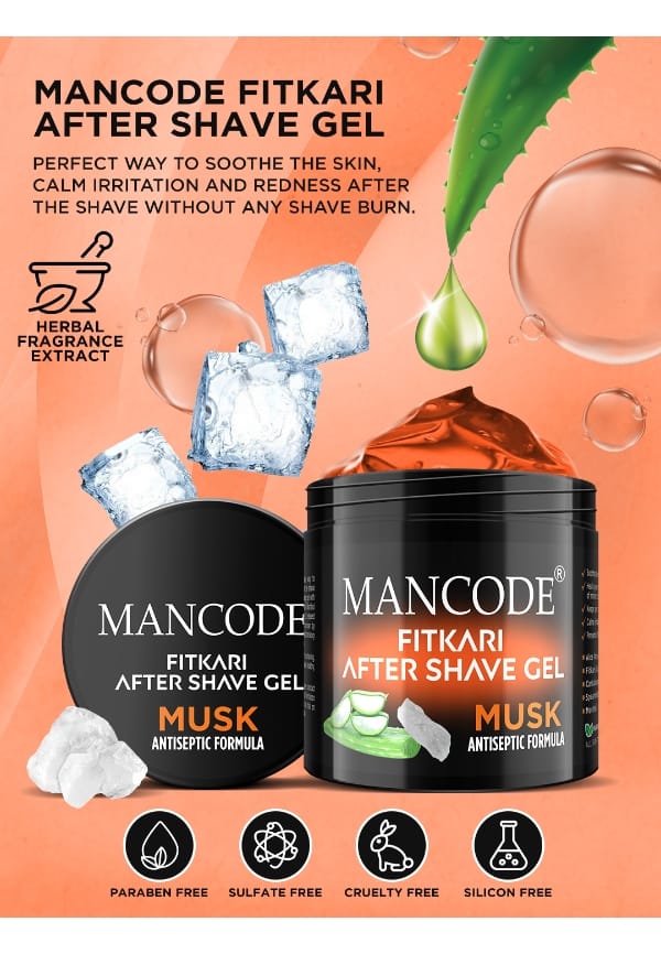Fitkari After Shave Gel for Men Musk – thumbnail 3