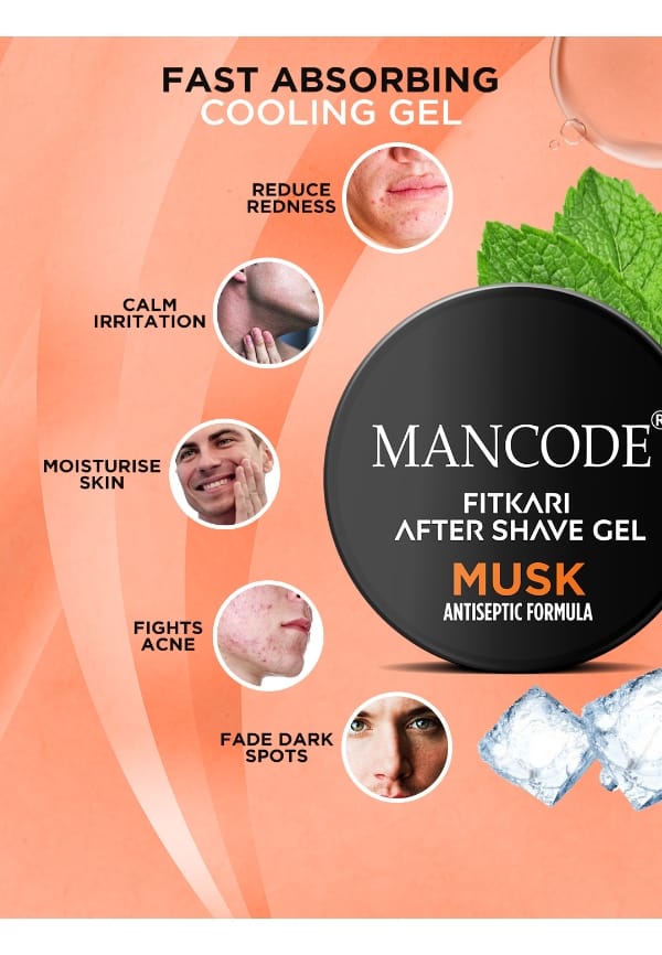 Fitkari After Shave Gel for Men Musk – thumbnail 4