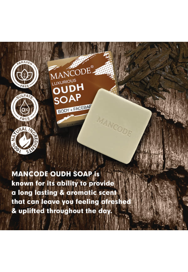 Oudh Perfume Soap Luxurious Body + Face Bar – thumbnail 4