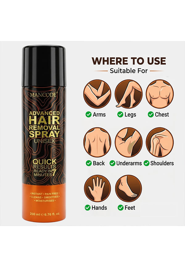 Hair Removal Cream Spray For Men – thumbnail 6