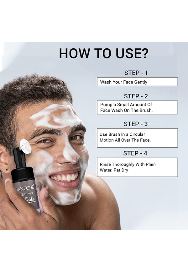 Multi Vitamin Foaming Face Wash with Bult-in Face Brush – thumbnail 5