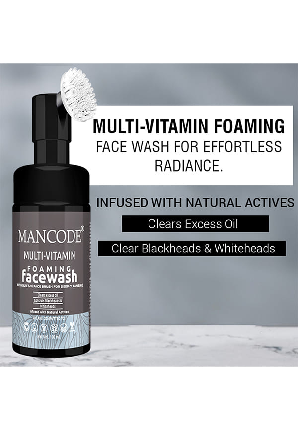 Multi Vitamin Foaming Face Wash with Bult-in Face Brush – thumbnail 6